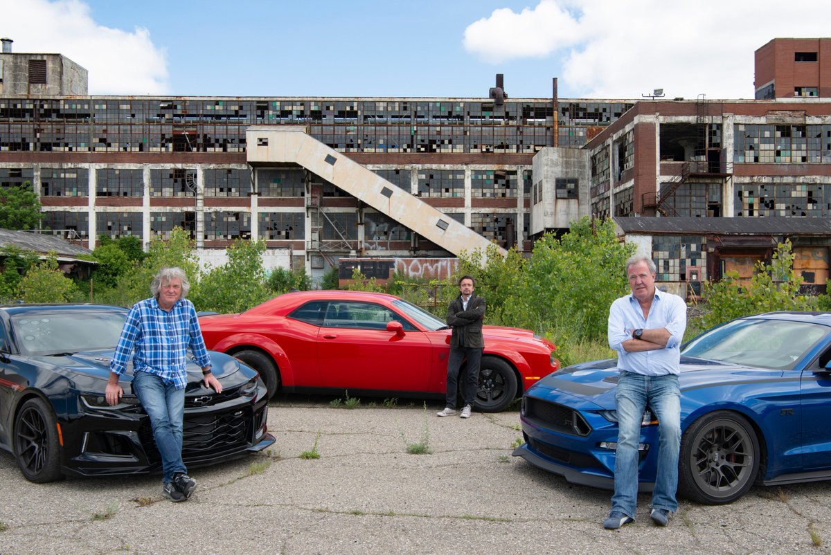 thegrandtour's tweet image. Another sneak peek from Season 3, this time featuring middle-aged men. 
#TheGrandTour returns 18 January only on Prime Video.   #SpoilerAlert
