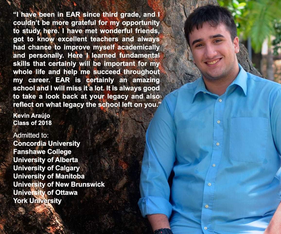EAR_Eagles's tweet photo. "The road to senior year was difficult and exhausting, but worth every second." - K.A.
#classof2018๐ #EARalumni #EARpride #EAR4ever https://t.co/BqNjipPlHw