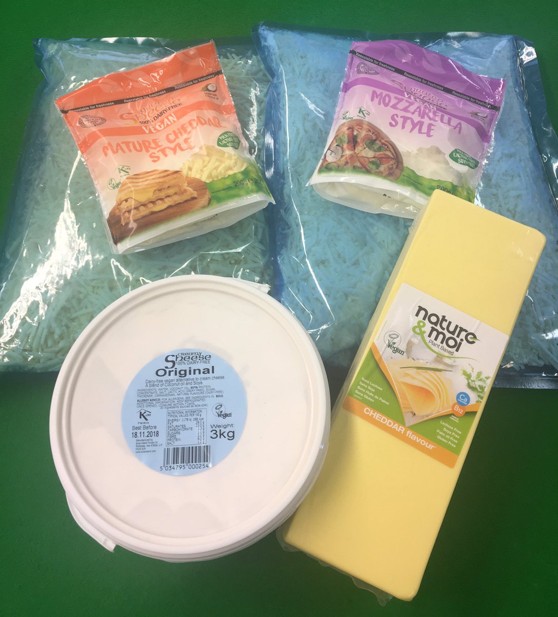 CheeseManSussex's tweet image. Don’t forget if any of our customers are supporting #veganuary we do carry a large range of #Dairyfree alternative products #notcheese ask your salesman for  more details! But plenty of normally #cheese is readily available though! #sussex #localsupplier #vansales #cateringforall