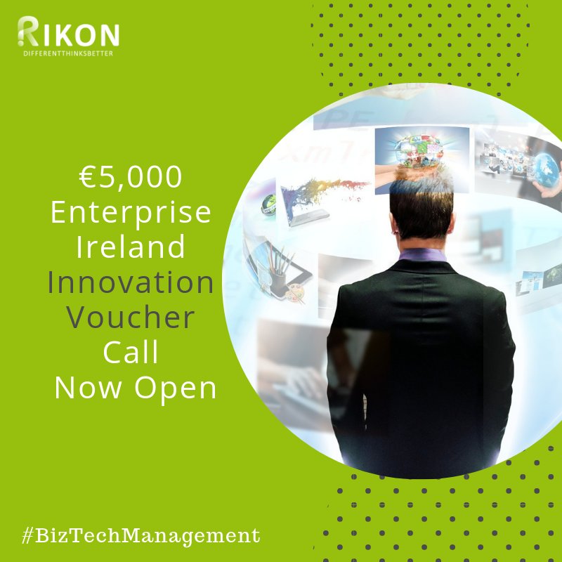 RIKON_SETU's tweet photo. The @Entirl €5,000 #InnovationVoucher funding call is now open. Contact @RIKON_WIT today & collaborate with leading Business #Innovation Strategists on future proofing your #SME. Learn more via https://t.co/4Lg9Mr40Vt or call 051-834118 #BizTechManagement https://t.co/9r0aO13ich