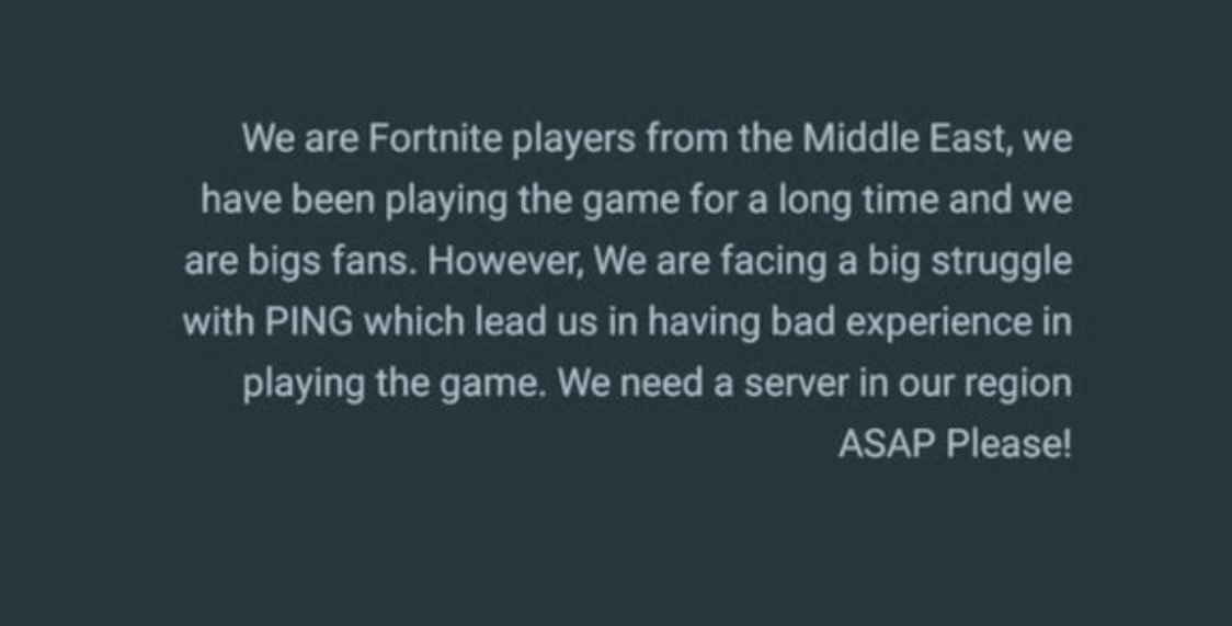uiop61533461's tweet photo. #FortniteMiddleEastServers الي متى والبنق ١٢٠-١.١٠٠ كذا https://t.co/bP8RmxAVUa