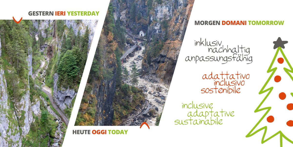 DolomitesUNESCO's tweet photo. Puoi partecipare anche tu al progetto per il recupero dei #Serrai di #Sottoguda, la gola naturale ai piedi della #Marmolada, il cui percorso pedonale è stato devastato dagli eventi atmosferici del 29 ottobre scorso, info -> https://t.co/LVRD0lUPVb https://t.co/5hZhFXx8cs