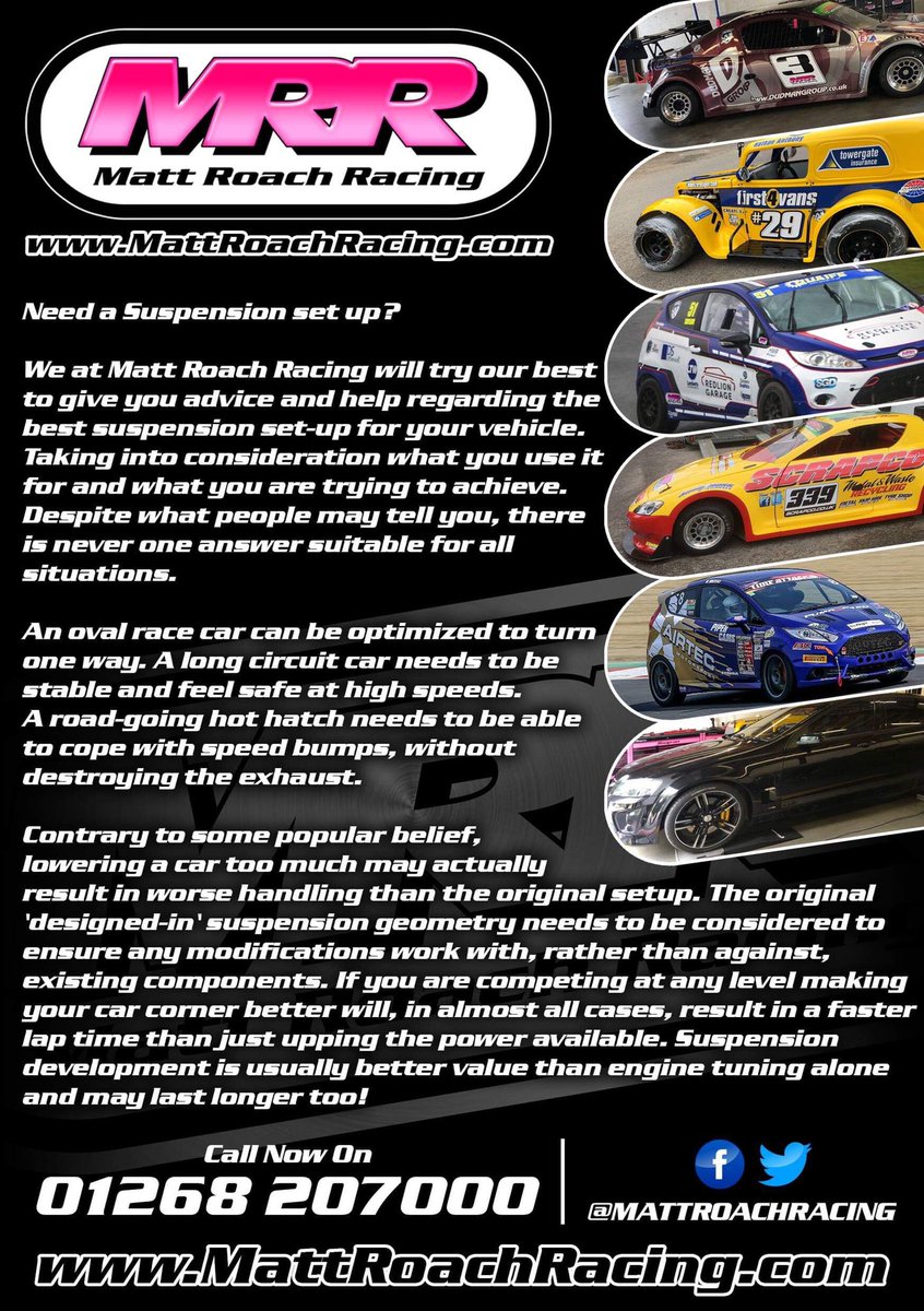 Just another service we are able to offer at Matt Roach Racing!
Matt Roach Racing For all your Race/Track Car geometry set ups. #Motorsport #SuspensionSetup #alignement #Race #TrackObsession #Team #RaceCar #RallyCar #Legends #TimeAttack #BARC #Trackday #Trackdays