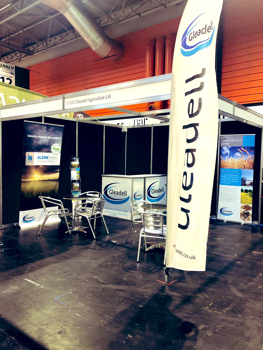 RosieFox23's tweet image. All set and ready to go! @Gleadells #LAMMA19 Hall 11. Stand 11.610. Hope to see you all tomorrow!!