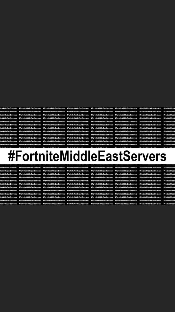 FortniteMiddleEastServers tweet media