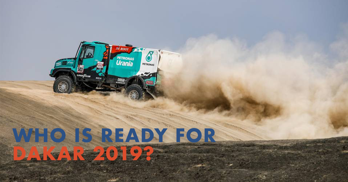 Are you following #Dakar2019? Let us know what team you support.