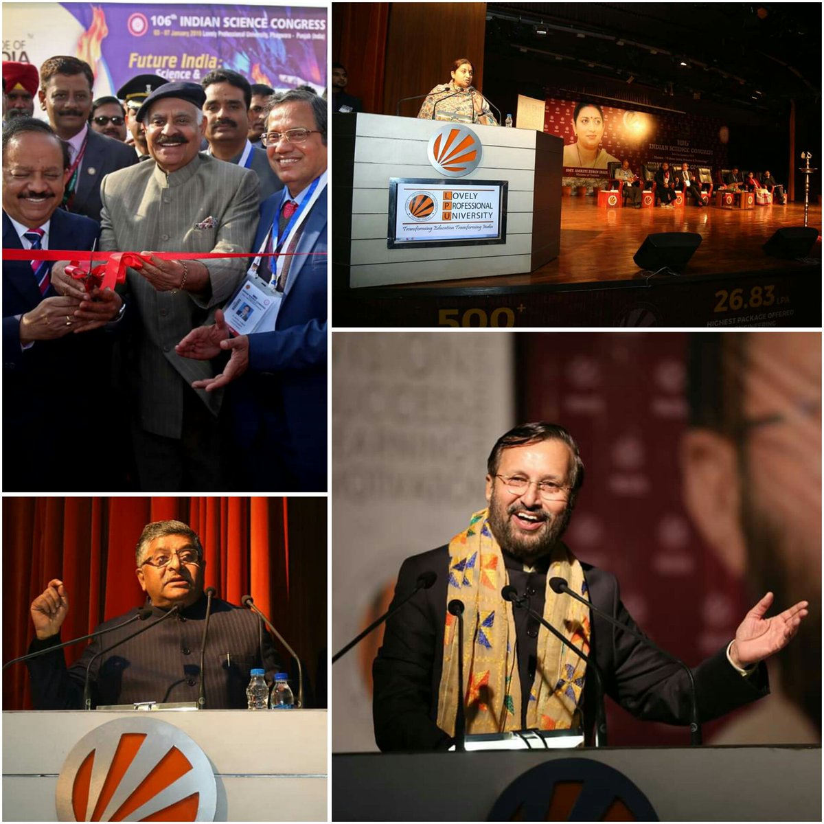 lpuuniversity's tweet image. It&apos;s a wrap-up of the world&apos;s biggest science event, 106th #IndianScienceCongress held at #LPU. 
#PMModiAtLPU #ISCatLPU #ThinkBIG #ISC2019 #PMNarendraModi
