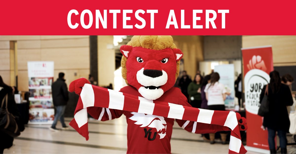 🚨 CONTEST ALERT 🚨 We've got 50 #YorkU scarves up for grabs! Here's what you need to do: 
1. Follow us
2. Like this post
3. Retweet this post
*Contest closes Jan 13th at 11:59PM.*