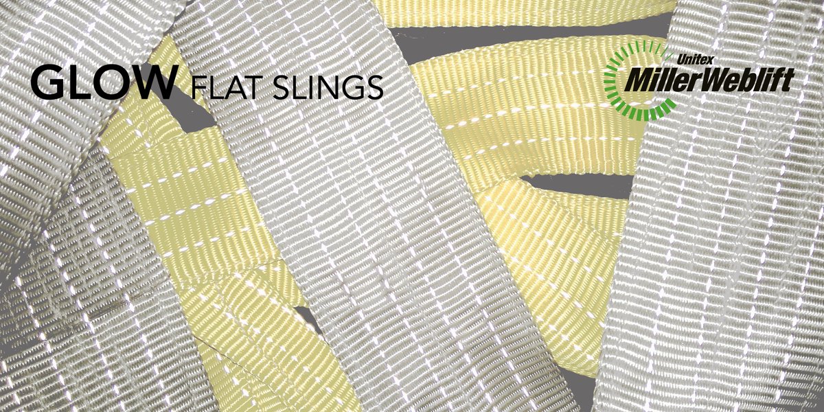 millerweblift's tweet photo. Our latest innovative product - Glow Slings, available in 3T, 4T, 5T and 8T. Perfect for safer work in low light conditions. 
For more info:
Email sales@millerweblift.com or call 01538 384 108. 
#lifting #slings #innovation #safety #efficiency #new #visibility #reflective https://t.co/V75dmywjUL