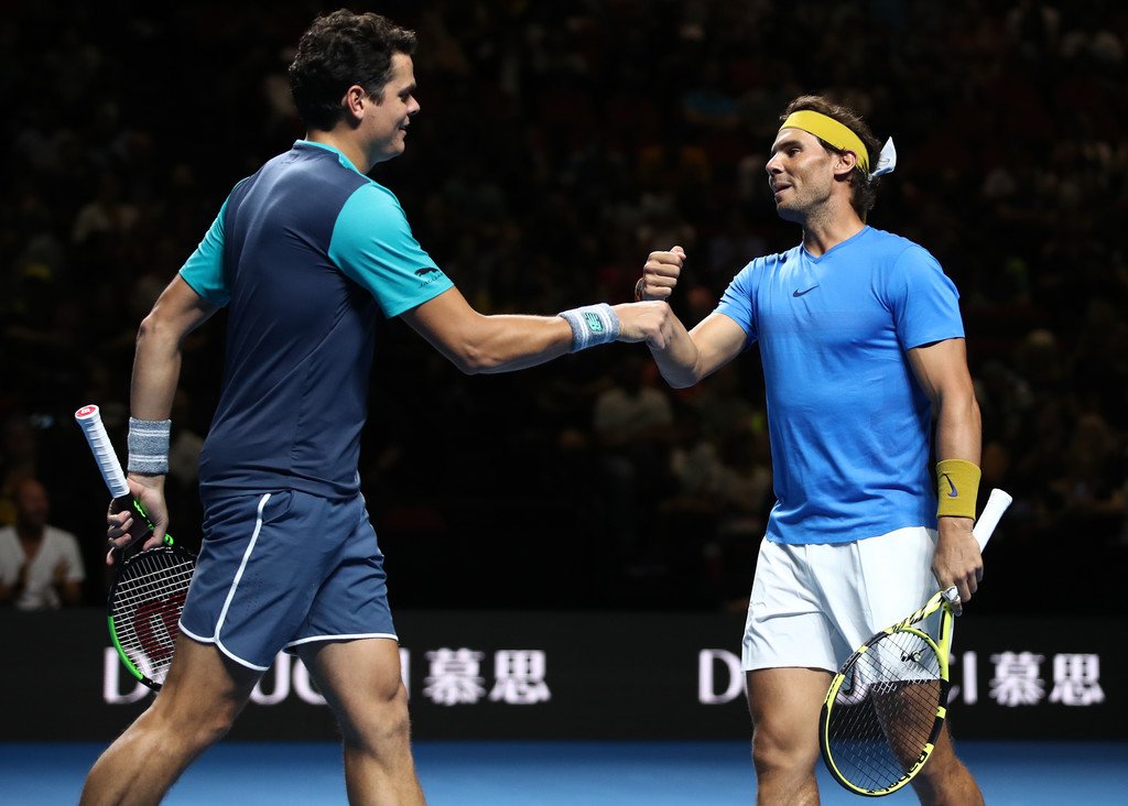 rafansarab's tweet image. هكذا انتهت منافسات #Fast4 التي أجريت اليوم في سيدني .. حيث فاز الزوجي المكون من رافا وروانيتش على  كيرغيوس وميلمان .. $

Rafael Nadal vs. Nick Kyrgios  0-4  4-3  3-5 

Milos Raonic vs. John Milman  4-1  4-3  

Rafael Nadal/Milos Raonic vs. Nick Kyrgios/John Milman  4-1 1-4  5-4