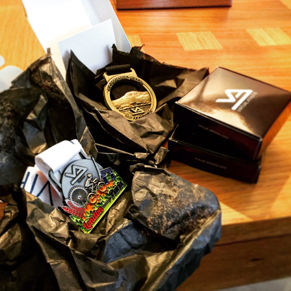virtual_athlete's tweet photo. Congrats to today’s Virtual Athletes! Medals on the way 🏅(feat: London-Paris, Kilimanjaro)
#virtual_athlete #swimbikerun #rowing #hiking #sport #charity #challenge #bike4cancer #childrensairambulance #cyclinguk #cyclinglife #walkinguk #stayactive #sportengland #slimmingworlduk https://t.co/Jl6JfVGdmA