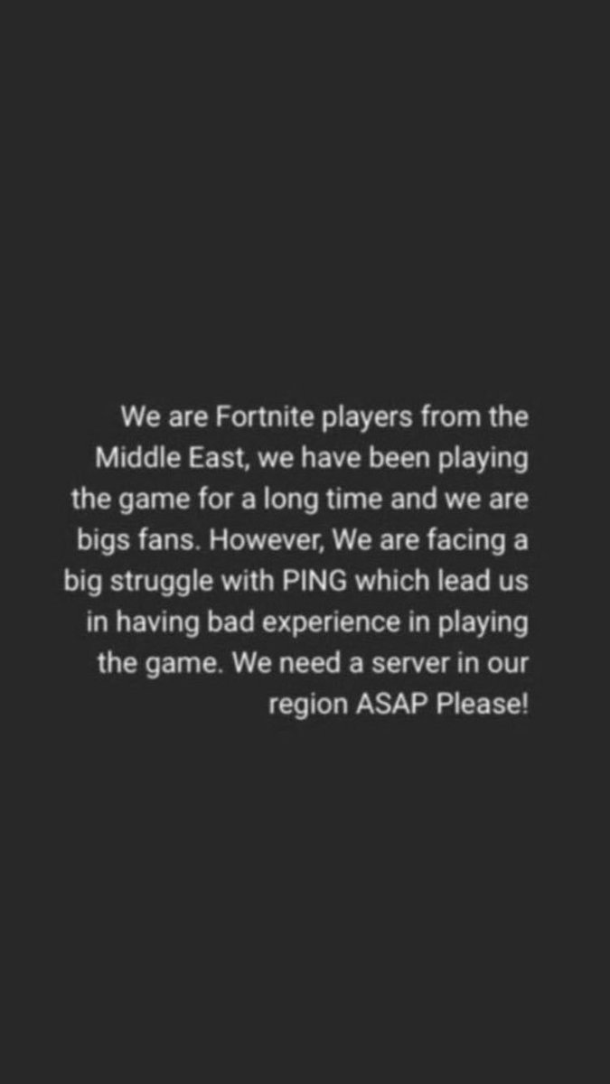 anasalhamed1's tweet photo. كفو ي وحوش استمرو #FortniteMiddleEastServers https://t.co/8Jt9sqIVeY