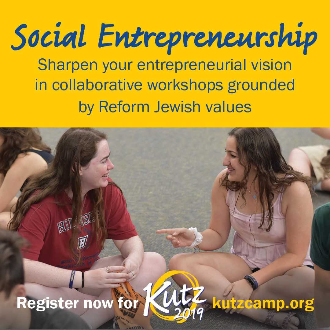 URJKutzCamp's tweet photo. Where do business and Judaism intersect? In our values, of course! A summer in the Social Entrepreneurship immersive helps teens learn about ethical, values-based business practices that are rooted in Reform tradition! Keep checking back all week as we highlight this immersive! https://t.co/EDWTXXrLjQ