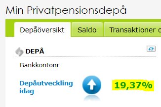 TureMasing's tweet photo. Helt ok dag ändå för pensionsportföljen. #STWK https://t.co/HX7CYjnFWs