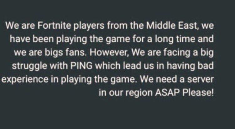 OtoumQusai's tweet photo. Can't reach the 500 win because of the PING
#FortniteMiddleEastServers https://t.co/KKnh0xKVG5