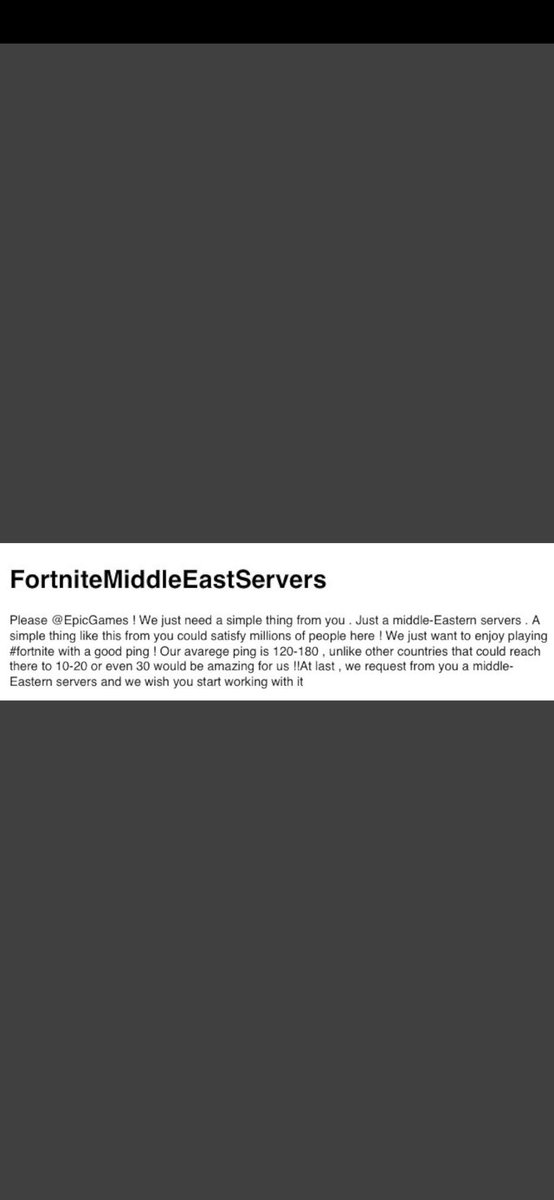 hhhaboody1's tweet photo. تسوون يعني تسوون الى متى #FortniteMiddleEastServers https://t.co/th7zhDPug9