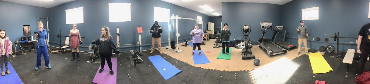 Get your Monday personal fitness on like these awesome kids at OV PE! #ovpe #highintensityintervaltraining #ovvtpride #evenbettertogether