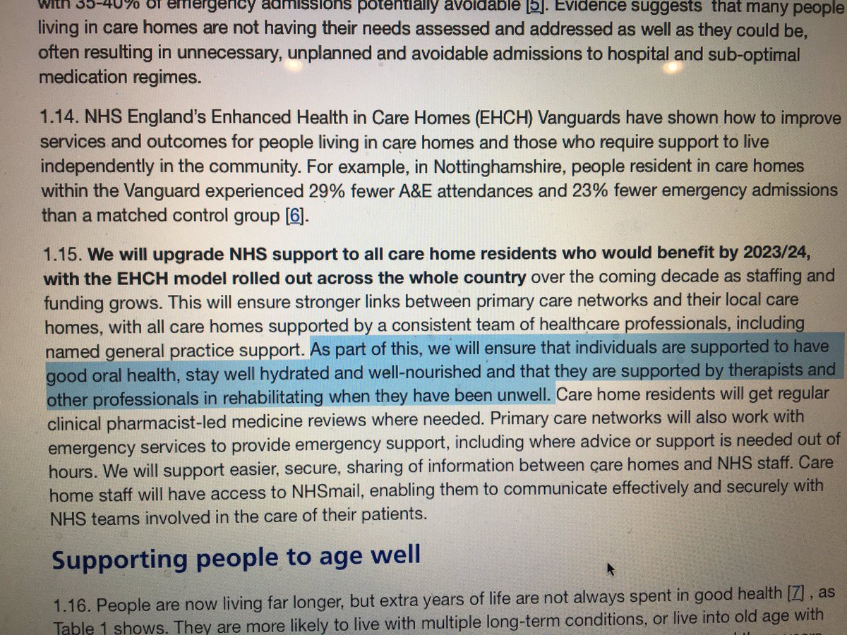 MCM_HEKSS's tweet image. Please to see #oralhealth included in the #nhslongtermplan and the importance of #mouthcare for those who need help