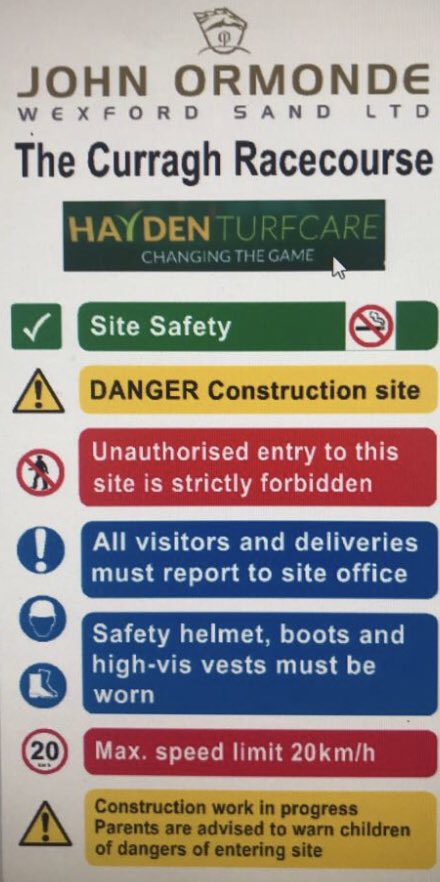 Richard71374641's tweet photo. A strong start On our latest project at The Curragh Co Kildare in Ireland today. Over 6 miles of state of the art all weather gallops are being installed under the design and direction of Hayden Turfcare with contractors John Ormonde Wexford sand. https://t.co/BXrtD4L8xk
