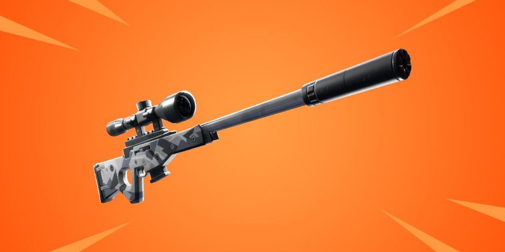 TheFlashHayden's tweet photo. Ok so who else has been saying that it is only a matter of time before a silenced sniper rifle was coming out? Well you might get your wish! I would be ready to use it! ๐ฏ๐ซ
#Fortnite
#SnipeThis
@FEAR_RTs @EGCEMPIRE @Agile_RTs @SGH_RTs @Pulse_Rts @Demented_RTs @FearRTs @GFXCoach https://t.co/USlZoOtjwl