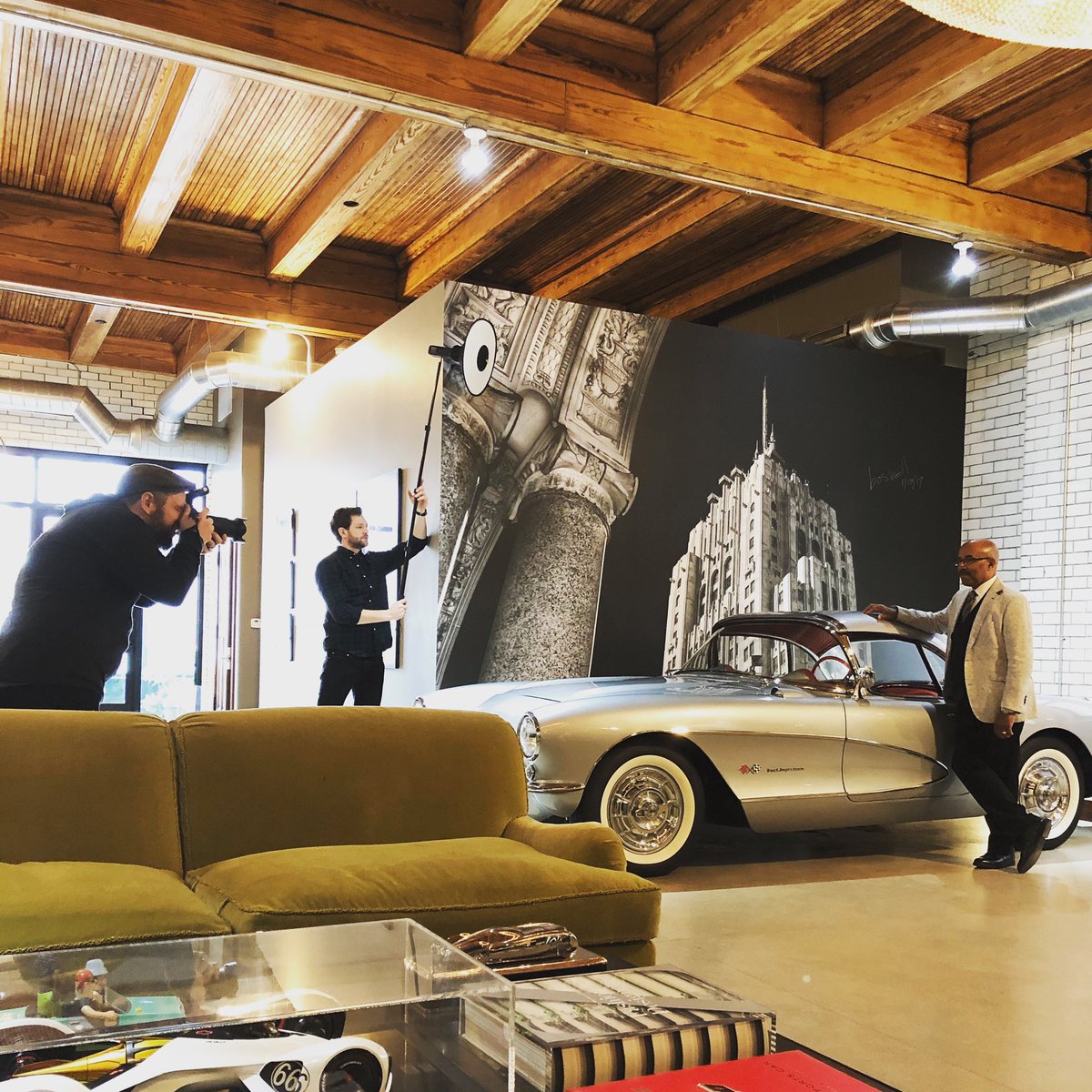 EdWelburn's tweet image. Shooting with the @WSJ this morning at #Ladder12