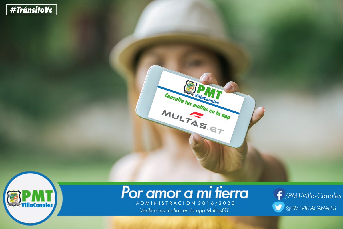 PMTVILLACANALES's tweet photo. #InfoPmtVc
Si quieres realizar el traspaso de tu vehículo, si vas a pagar el impuesto de circulación o simplemente si vas a comprar un vehículo usado puedes consultar si no tienen multas pendientes en la app MultasGT. https://t.co/MQ1PrY8ISD