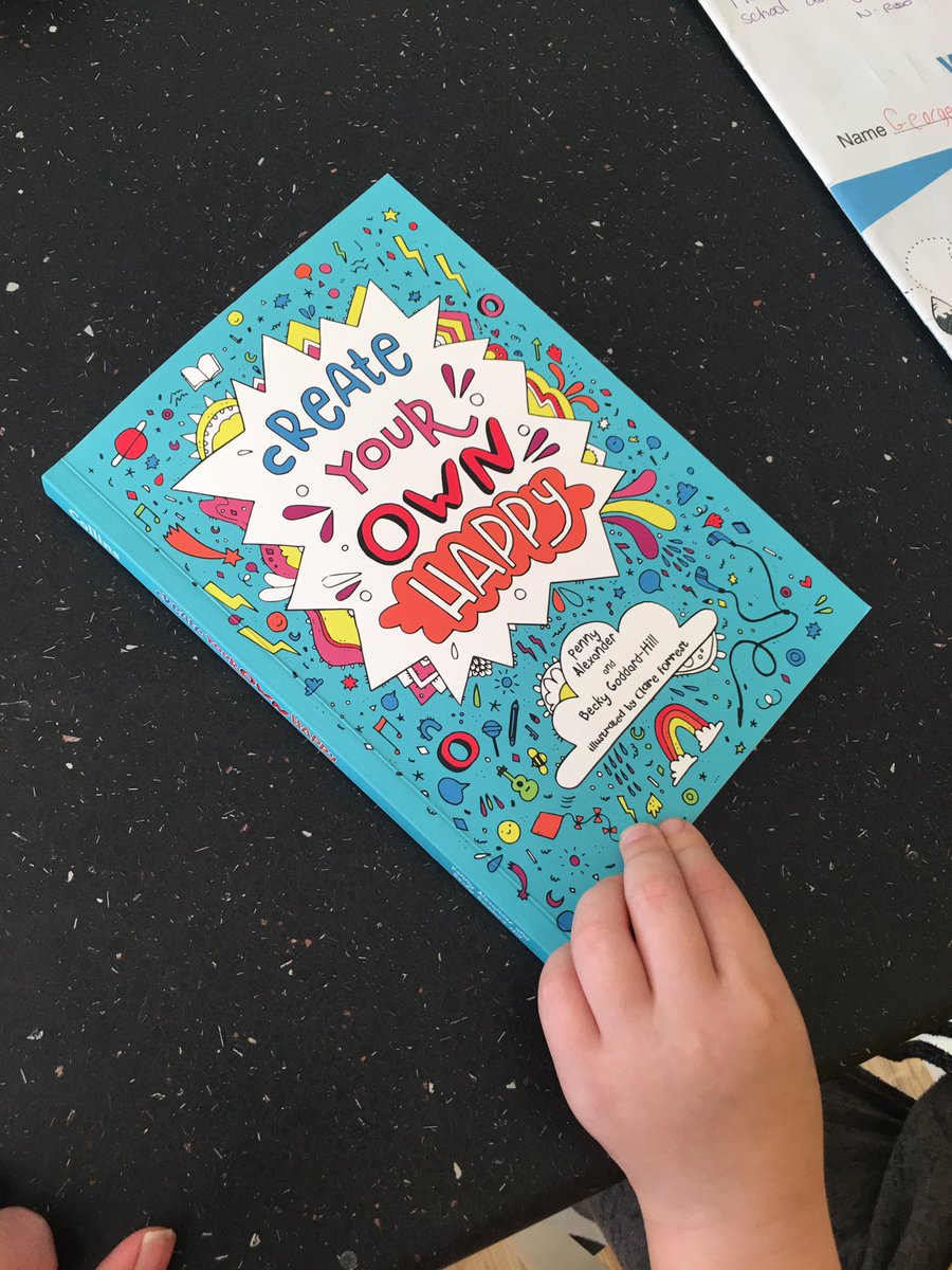 AdoptionMe's tweet image. The boys got this little treat of a book for Christmas. So today’s after school learning activity (just 15-20mins each day) was completing the first exercise - writing down what makes them #happy .  I did it too. Now we create our own happiness! #createyourownhappy #positive