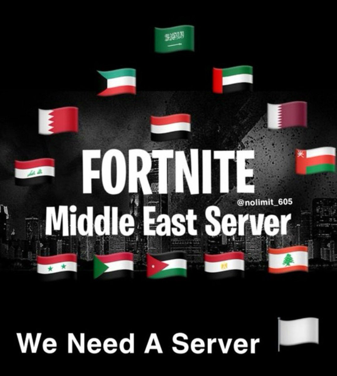 meraashedd's tweet photo. #FortniteMiddleEastServers
كفووو واللّہ نستطيع🙂💪🏻💚 https://t.co/hwmSSRXx5S