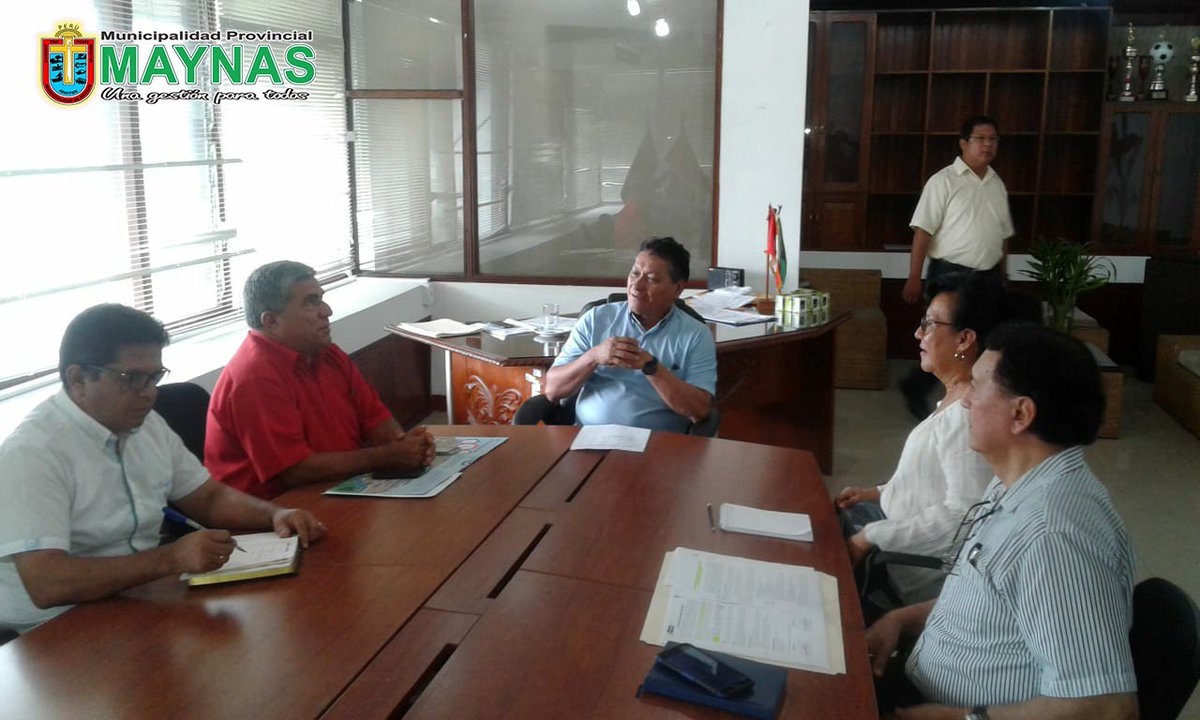 En estos momentos el alcalde de la Provincia de Maynas en presidencia del gobierno regional de Loreto, se reunirá con los alcaldea distritales de Punchana, Belén y San Juan Bautista y gobernador para tratar agenda de unidad en la gobernabilidad.