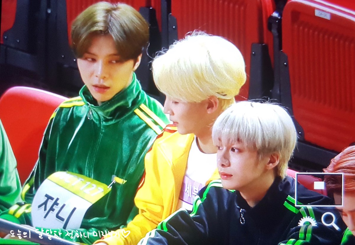 190107 ISACjohnny and jeonghan talked to eachother (legend says that sehun was crying out of frustation when this happened)