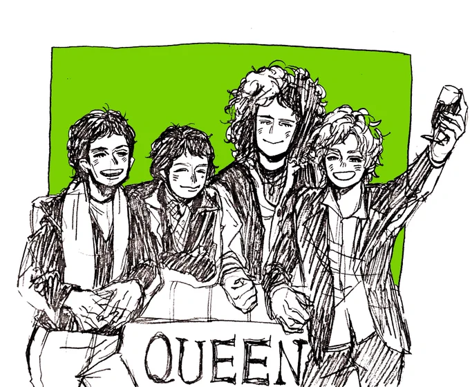 Cheers! #queen #絵 