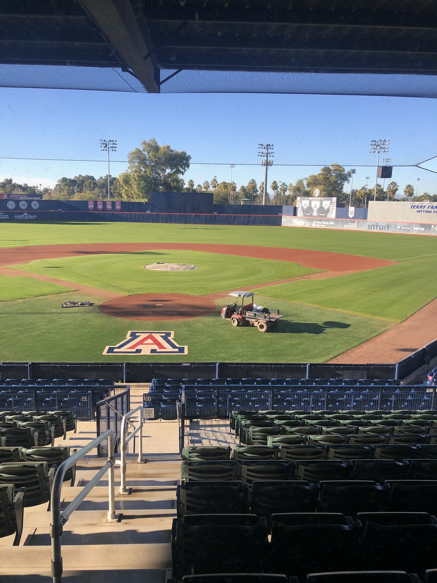 Tyler_Eisenfeld's tweet image. Hi Corbett is dialed in for the spring. Full practice starts on Wednesday for @ArizonaBaseball #springbaseball @FieldExperts
