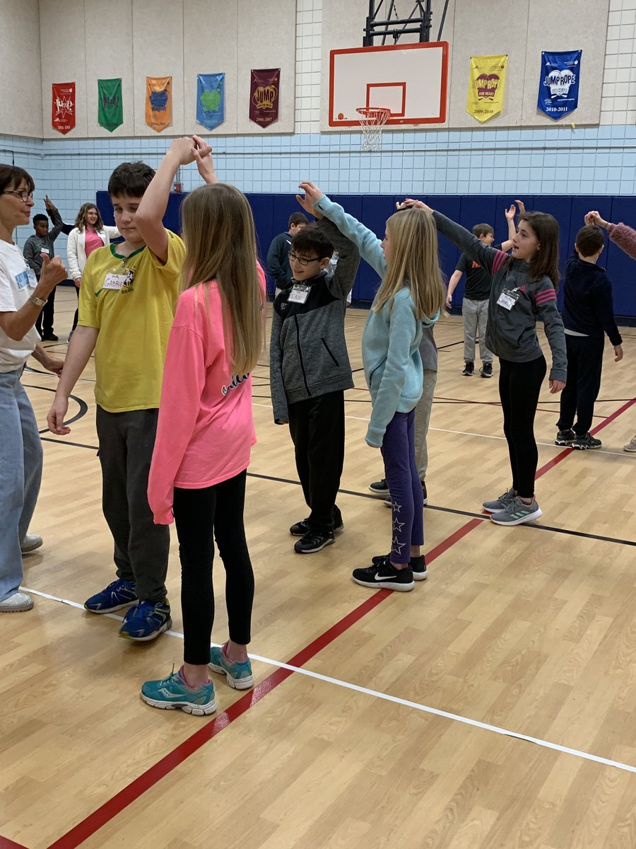 CES 5th grade students are learning Ballroom Dancing with Dr. Dance from New York.