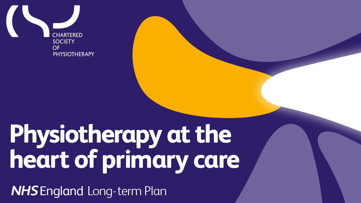 thecsp's tweet photo. Strong endorsement for physiotherapy in NHS plan for England: https://t.co/voCcTtIkk2 #NHSLongTermPlan https://t.co/RL5uX0UPkP