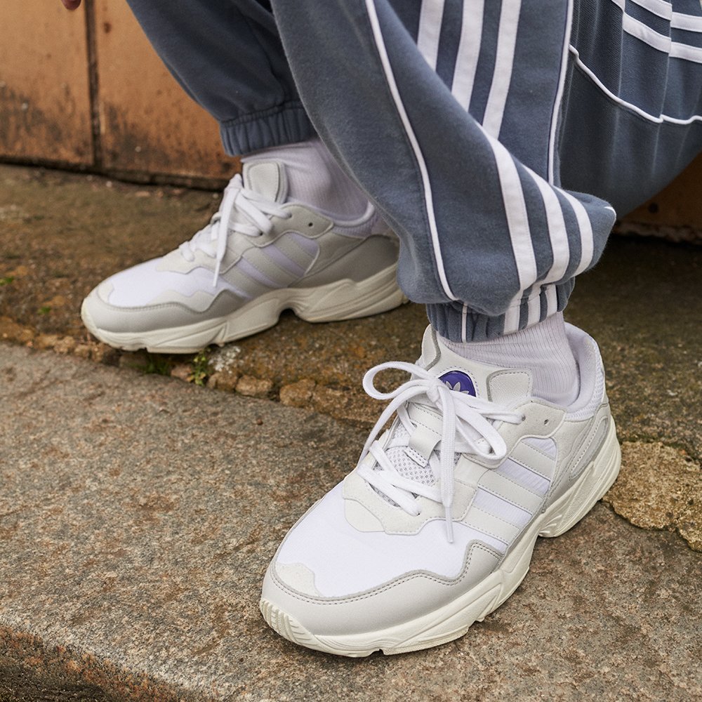 adidas yung 96 white on feet