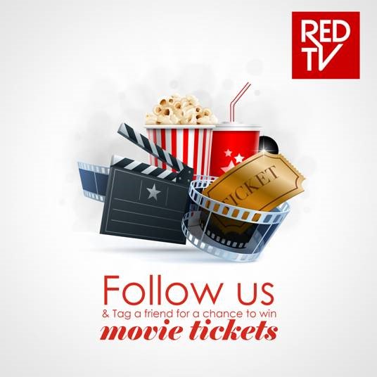 ItsREDTV's tweet image. Click FOLLOW for a chance to win FREE movie tickets and experience a new wave of entertainment