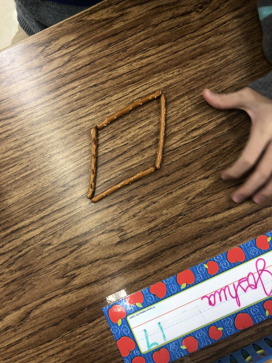 MrsKRyanB7's tweet photo. Reviewing geometry vocabulary is much more fun with food. https://t.co/ALnx6UgE26