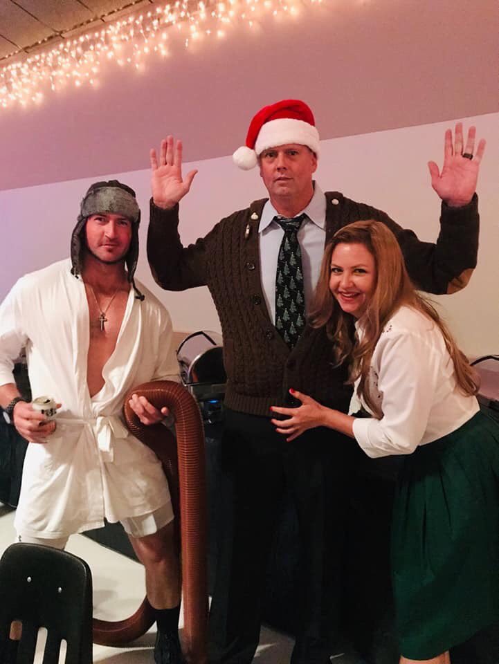 jeffgirten on X: "Griswold Christmas Vacation Halloween/Wedding costume. We won funniest costume. Ha ha. #christmasvacation #clarkgriswold #uncleeddie #shittersfull https://t.co/zVbgAGq4eq" / X