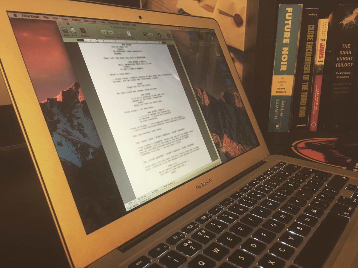 strathiefilm's tweet photo. #writing the #3rdfeature #screenplay — #scriptediting is as important as the #pictureedit so keep polishing & cutting, treating it as #picturelock edit. But don’t rewrite too much as I feel it can reverse the effect... #script #screenwriting #screenwriter #scriptwriting #writer https://t.co/1QaDVEEaIn