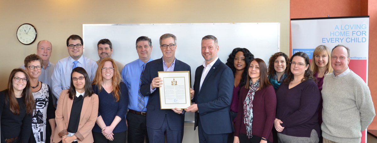 SOSChildrenCan's tweet image. Honoured to have mayor @JimWatsonOttawa visit our office today and help us start our 50th anniversary celebrations.