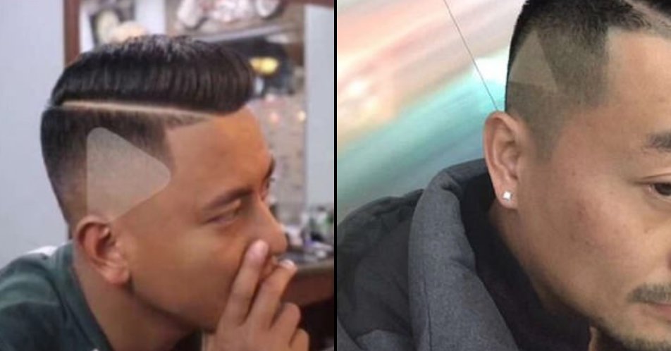 Barber shaves triangle into man's hair after he paused a video of a model he wanted to look like.
ladbible.com/news/news-barb…
