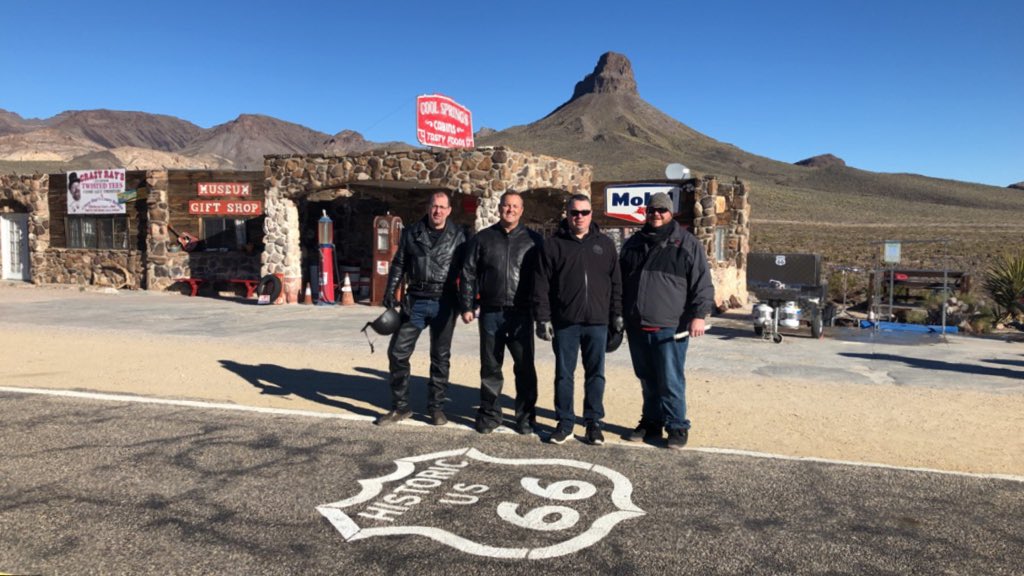 Stumbled on this gem along Route 66 Cool Springs service station 233 turns in 8 miles!  another successful <a href="/harleydavidson/">Harley-Davidson</a> road trip with the boyz.