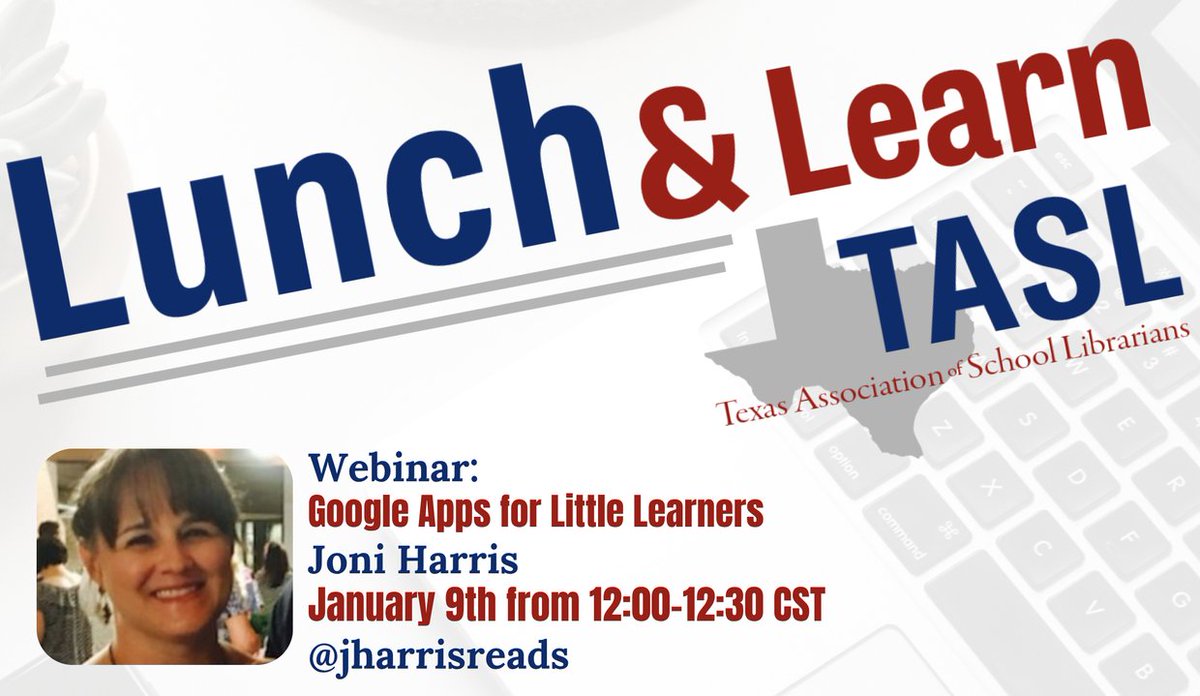 Jharrisreads's tweet photo. Join me this Wednesday at 12 pm I will be hosting a @TxASL Lunch and Learn about using @GoogleForEdu with our youngest learners. Register at https://t.co/Fz9TJYKjjP โฆ #TASLearns #txlchat #GISDLibraries @TXLA https://t.co/ikzddjpTgM