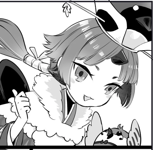 紅閻魔先生～～～!!!🌸🌸アイテム回収終わったよ～～～落描きしてたらオヤスミの時間になっちゃったよ紅せんせ～～～!!😊 