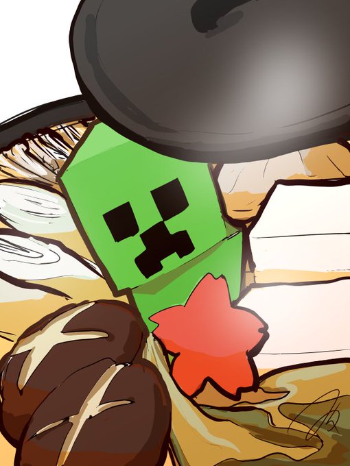 クリーパーのtwitterイラスト検索結果 古い順