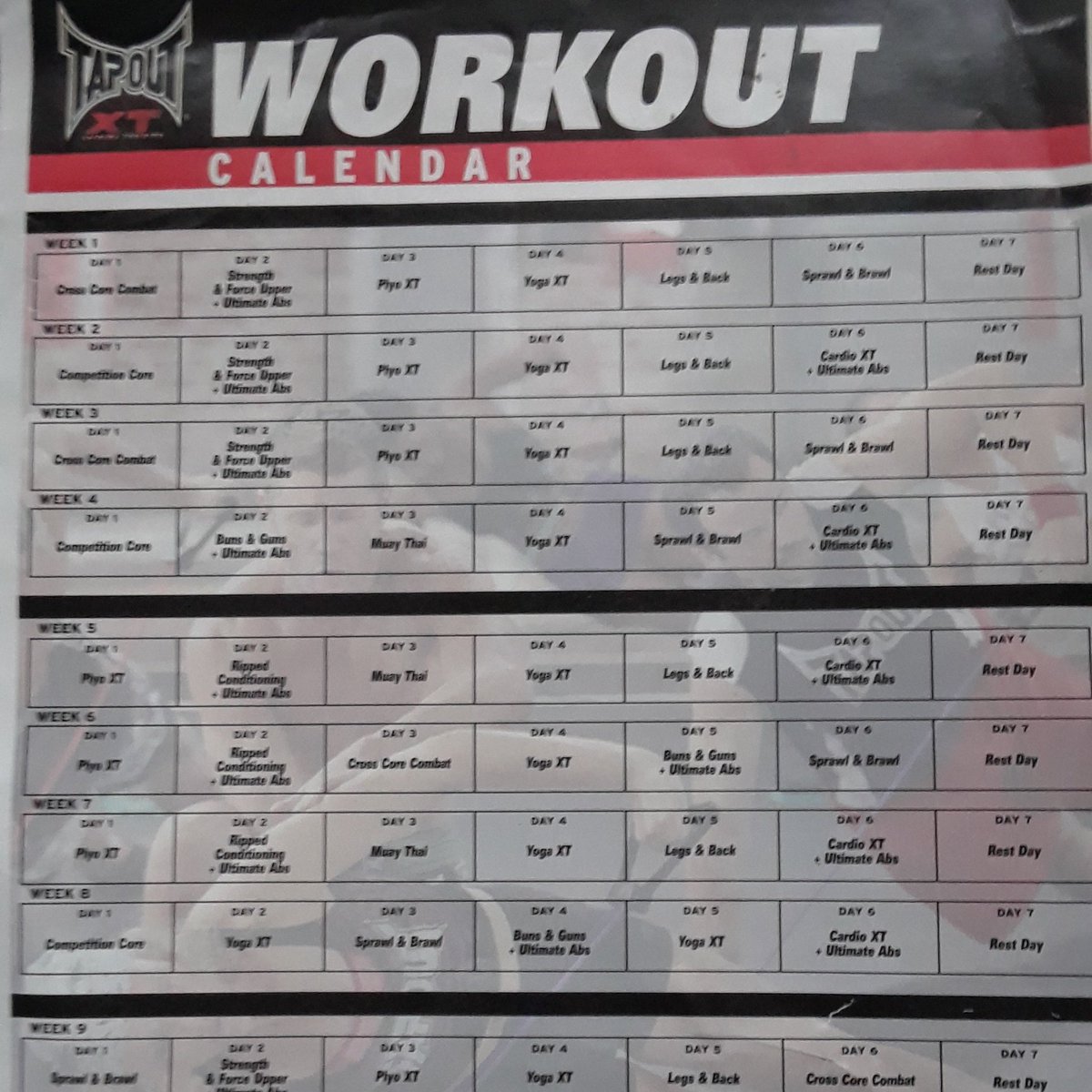 tonicwater79's tweet photo. Accountability time:
2 years ago I was obsessed with this workout system and actually saw some serious all-around results. But we had a falling out.
However, here we are starting 2019.
#TapOutXT and are meeting again and this time, I intend to win.
#toquitdoesnotexist #fabfor40 https://t.co/Xt8J3wHAZc