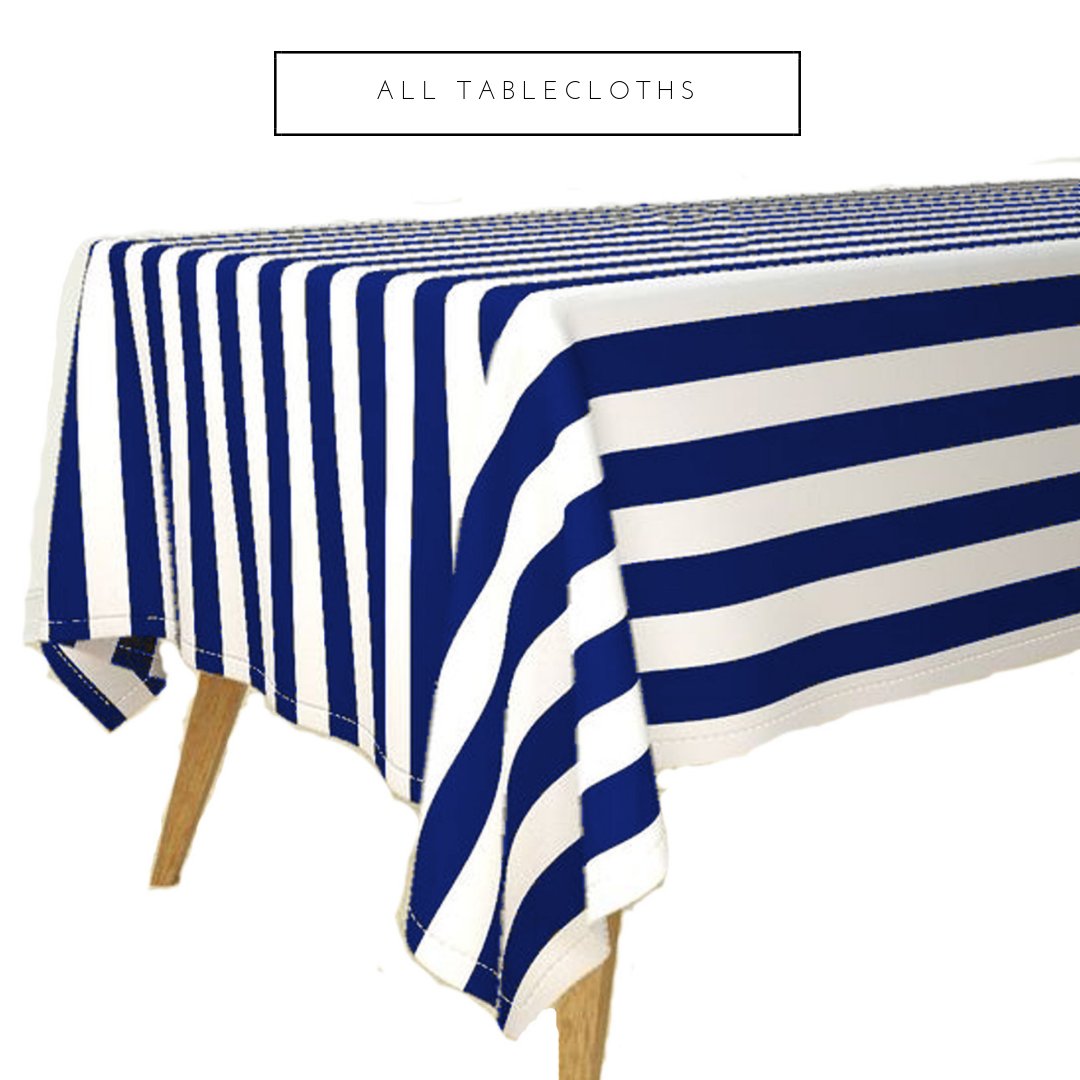 alltablecloths's tweet photo. Create a dazzling table presentation.
__
Choose the best color palette to design the most inviting space. Our 60”x120” Striped Rectangular Tablecloth (Royal Blue) is perfect for you.
 #decor #ideas #design #tablelinens #tabledecor #styling #interiordesign #interiordecoration https://t.co/SBijhUDGwd