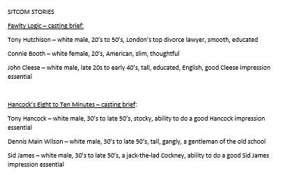 5064Productions's tweet image. ACTORS! We're looking to fill several roles including Tony Hancock and John Cleese in our charity show Sitcom Stories. Casting is on Wed 9th Jan in central Manchester. Performing 8/9 Feb @3MT_Manchester Full casting brief attached. Interested? Email: hathairkelly@gmail.com