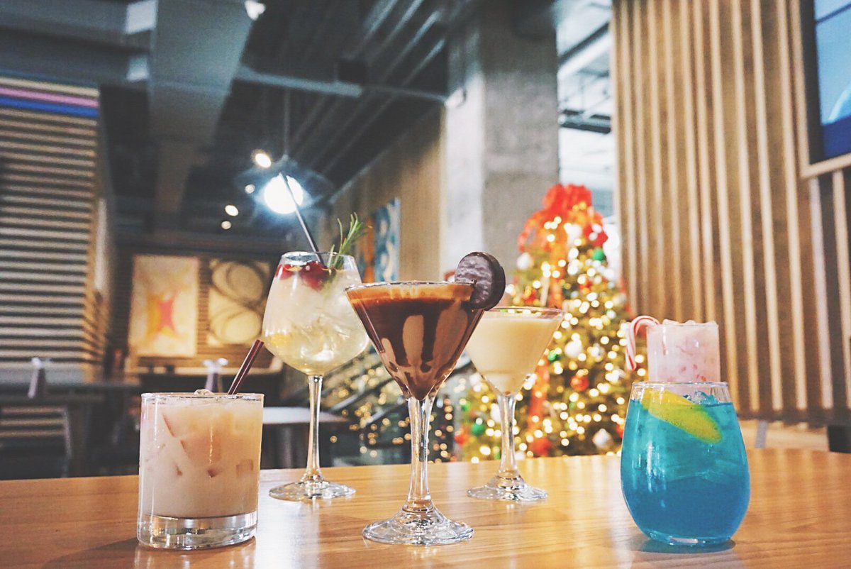Can you find us a better lineup than this?

Holiday cocktails available up until (insert date)
