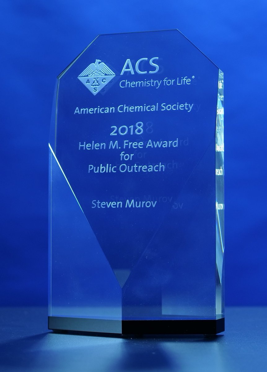 AmerChemSociety's tweet image. Know an ACS member who&apos;s improved public appreciation for chemistry? Nominate them for the Helen M. Free Award for Public Outreach ($1,000 prize, crystal trophy &amp;amp;  ACS national meeting honorarium). Nominations due Feb 6: ow.ly/ZBhm30ndIK1